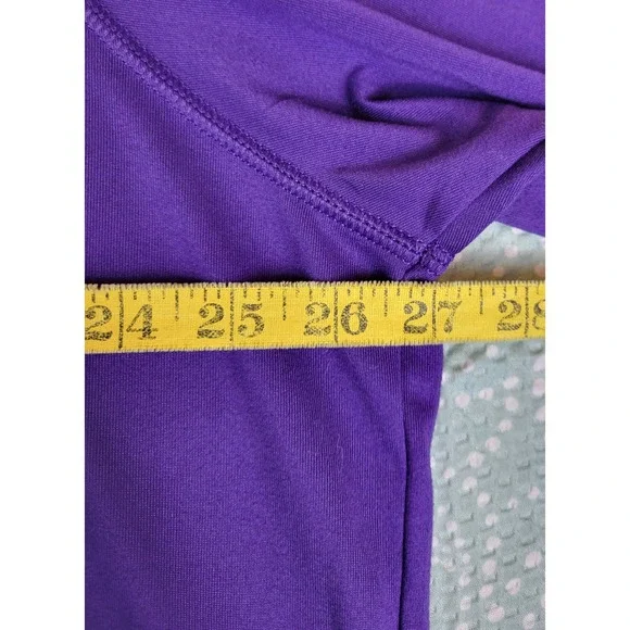 Under Armour JMU Dukes‎ Purple Heatgear Quarter Zip Pullover Men's 2XL - Picture 3 of 9